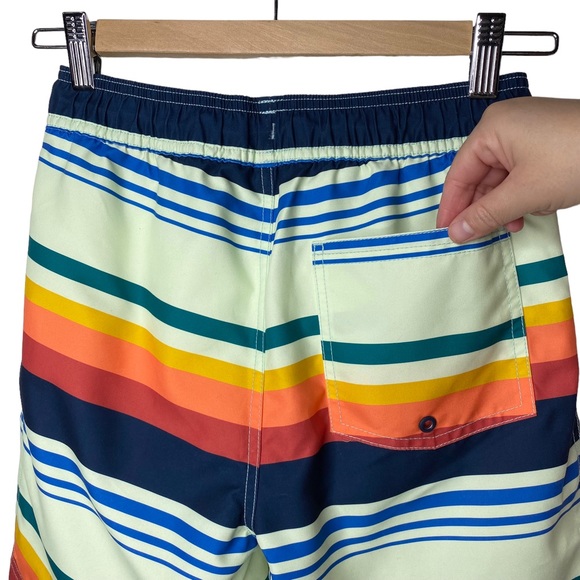 Tea Collection Mid-Length Swim Trunk Mediterranean Stripe - Picture 4 of 8